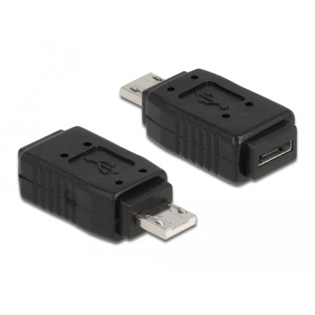 Delock Adapter USB micro-A+B Buchse zu USB micro A-Stecker