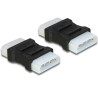 Delock Adapter 4 Pin Molex Stecker zu Stecker