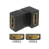 Delock Adapter HDMI Buchse zu HDMI Buchse 90° unten