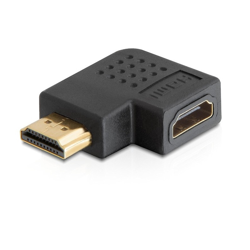 Delock Adapter HDMI Stecker zu HDMI Buchse 90° rechts