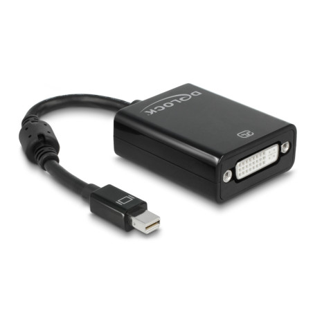 Delock Adapter mini DisplayPort 1.1 Stecker - DVI Buchse Passiv schwarz