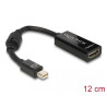 Delock Adapter mini DisplayPort 1.1 Stecker - HDMI Buchse Passiv schwarz
