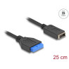 Delock USB 5 Gbps Kabel Pfostenbuchse zu intern USB Typ-E Key A Buchse 25 cm