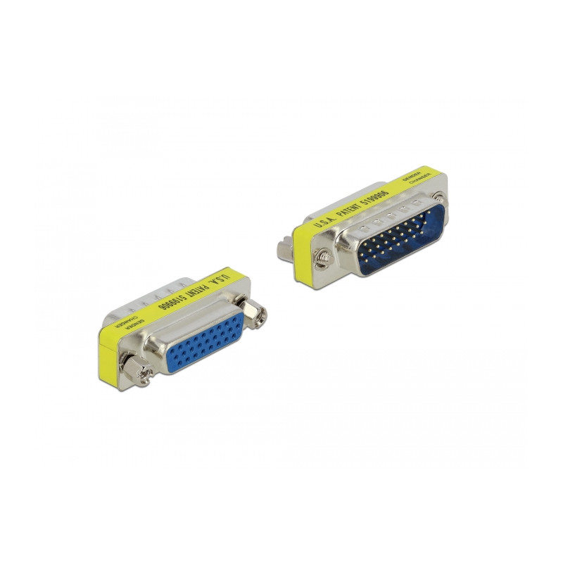 Delock D-Sub 26 HD Pin Stecker zu Buchse - Portschoner