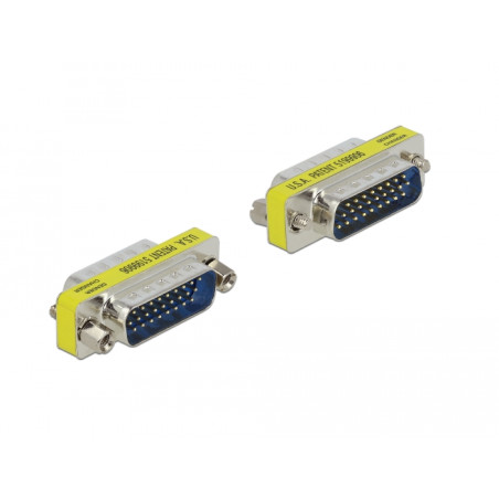 Delock D-Sub HD 26 Pin Gender Changer Stecker zu Stecker
