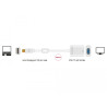 Delock Adapter mini DisplayPort 1.2 Stecker - VGA Buchse weiß