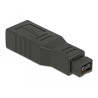 Delock Adapter FireWire 9 Pin Stecker zu 6 Pin Buchse
