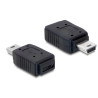 Delock Adapter USB mini Stecker zu USB micro-A+B Buchse