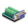 Delock Terminalblock - VGA Buchse