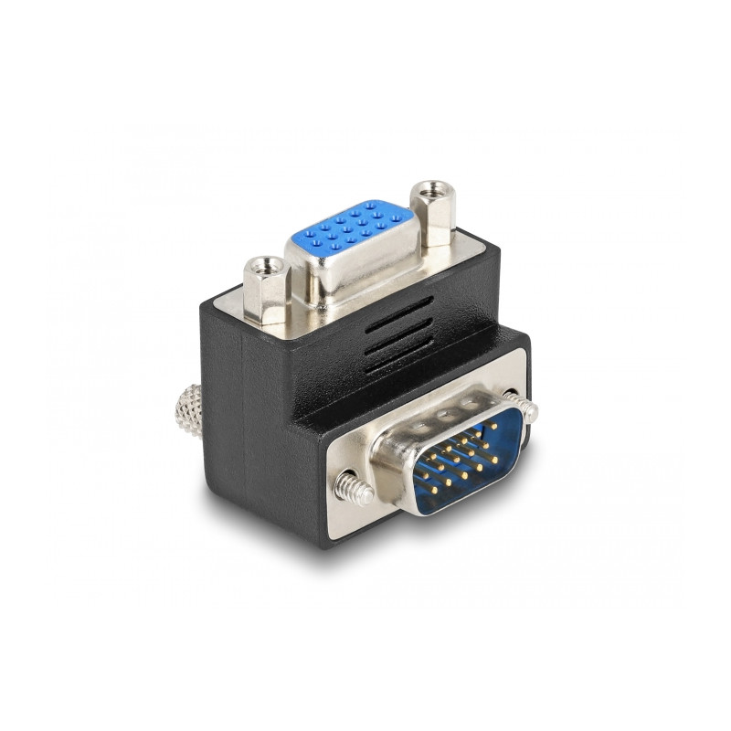 Delock Adapter VGA Stecker zu Buchse 90°gewinkelt