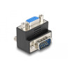Delock Adapter VGA Stecker zu Buchse 90°gewinkelt