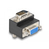 Delock Adapter VGA Stecker zu Buchse 90°gewinkelt