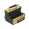 Delock Adapter DVI 24+5 Pin Stecker zu Buchse rechts gewinkelt
