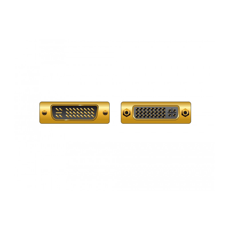 Delock Adapter DVI 24+5 Pin Stecker zu Buchse rechts gewinkelt