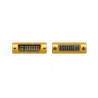 Delock Adapter DVI 24+5 Pin Stecker zu Buchse rechts gewinkelt