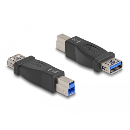 Delock Adapter USB 5 Gbps Typ-B Stecker zu Typ-A Buchse