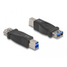 Delock Adapter USB 5 Gbps Typ-B Stecker zu Typ-A Buchse