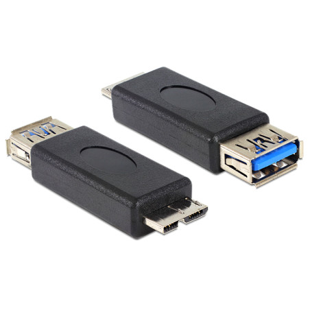 Delock Adapter USB 5 Gbps-A Buchse - micro USB 5 Gbps-B Stecker