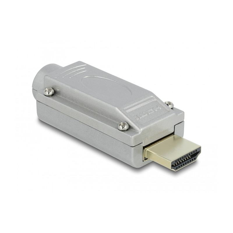 Delock HDMI-A Stecker zu Terminalblock mit Metall Gehäuse