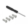Delock HDMI-A Stecker zu Terminalblock mit Metall Gehäuse