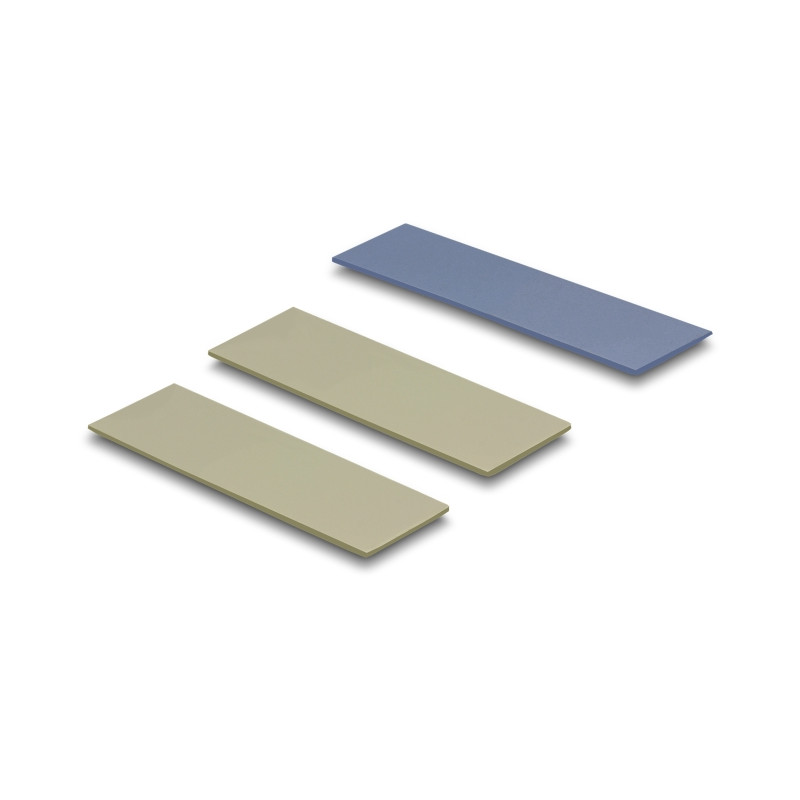 Delock Kühlkörper flach 70 mm für M.2 Modul schwarz
