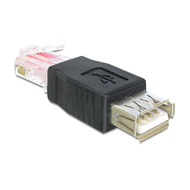 Delock Adapter USB Buchse - RJ45 Stecker