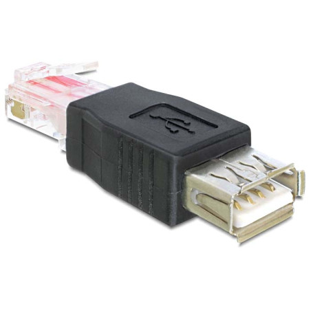 Delock Adapter USB Buchse - RJ45 Stecker