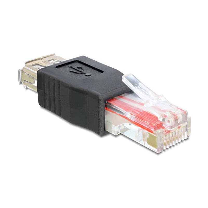 Delock Adapter USB Buchse - RJ45 Stecker