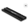 Delock Kühlkörper flach 100 mm für M.2 Modul schwarz