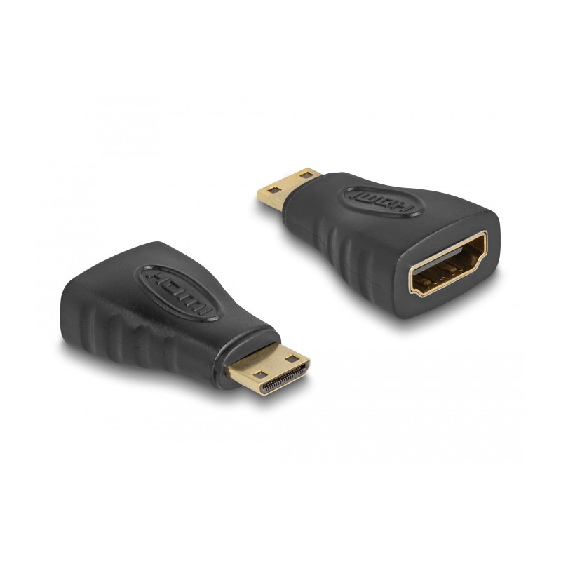 Delock Adapter High Speed HDMI C Stecker zu A Buchse