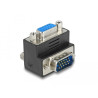 Delock Adapter VGA Stecker zu Buchse 270° gewinkelt