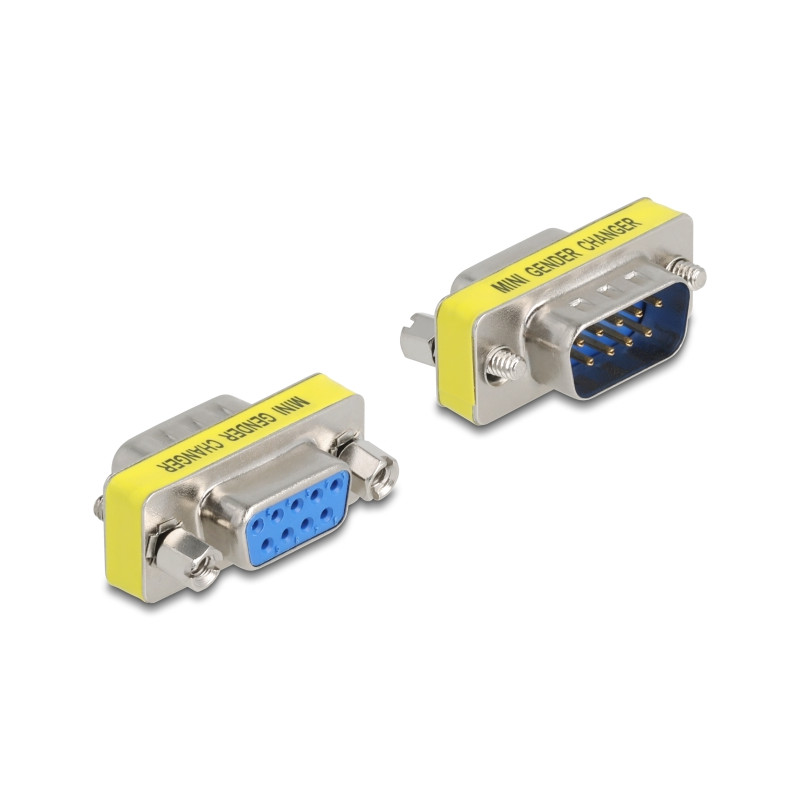 Delock D-Sub 9 Pin Stecker - D-Sub 9 Pin Buchse – Port Schoner