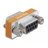 Delock D-Sub 9 Pin Stecker - D-Sub 9 Pin Buchse Nullmodem
