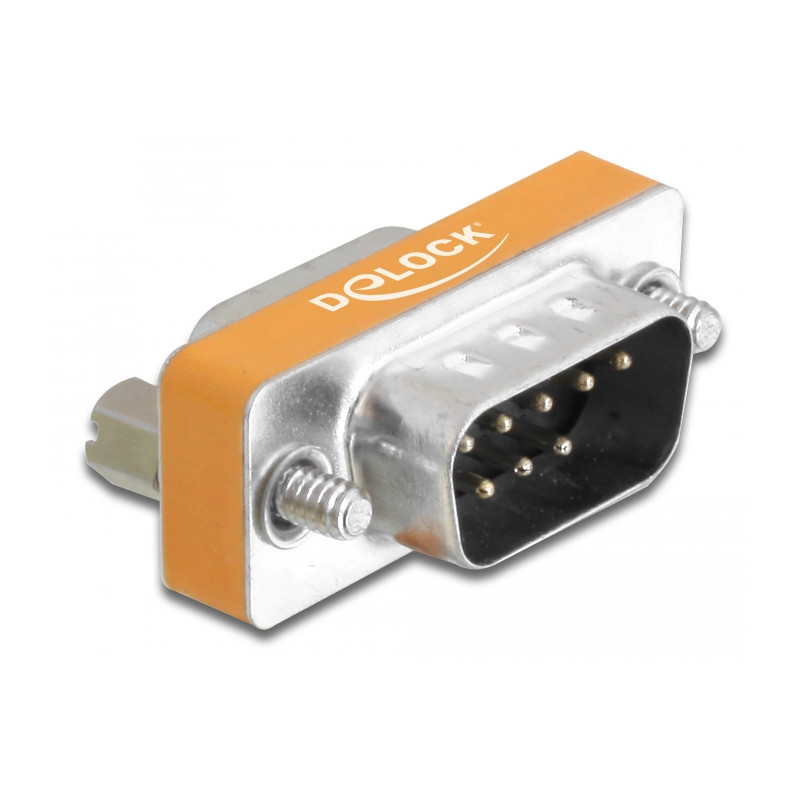 Delock D-Sub 9 Pin Stecker - D-Sub 9 Pin Buchse Nullmodem
