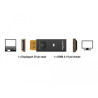 Delock Adapter DisplayPort 1.1 Stecker - HDMI Buchse Passiv schwarz