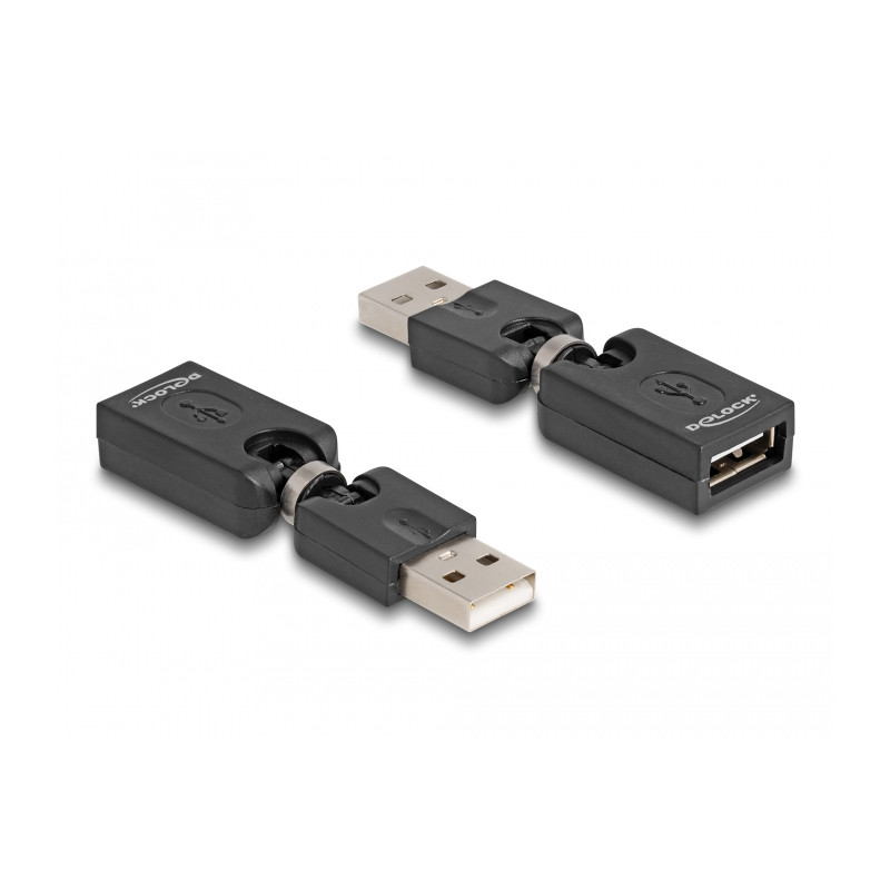 Delock Rotationsadapter USB 2.0-A Stecker zu Buchse
