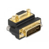 Delock Adapter VGA Buchse zu DVI 24+5 Pin Stecker 270° gewinkelt