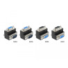 Delock D-Sub 9 Pin Stecker - Buchse 270° gewinkelt