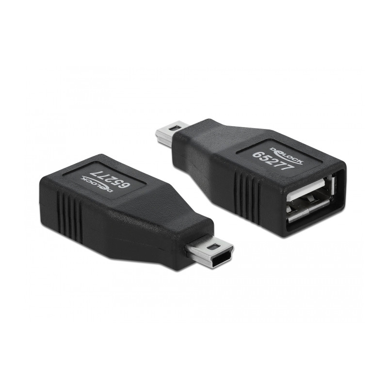 Delock Adapter USB 2.0-A Buchse zu mini USB Stecker