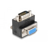 Delock Adapter VGA Stecker zu Buchse 90° gewinkelt