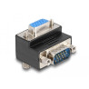 Delock Adapter VGA Stecker zu Buchse 90° gewinkelt