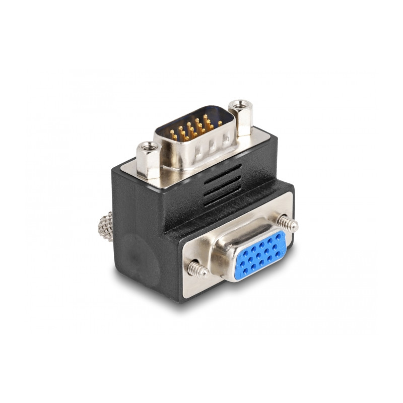 Delock Adapter VGA Stecker zu Buchse 270° gewinkelt