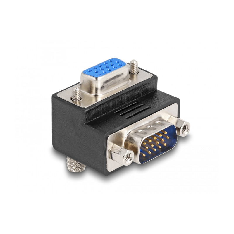 Delock Adapter VGA Stecker zu Buchse 270° gewinkelt