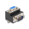 Delock Adapter VGA Stecker zu Buchse 270° gewinkelt