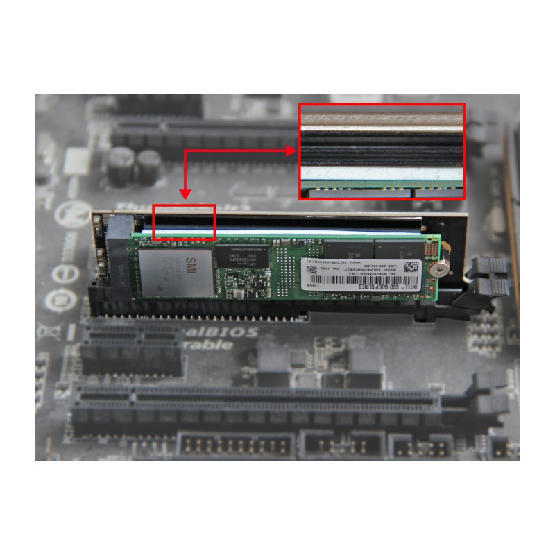 Delock Wärmeleitpad Set (2 Stück) 70 x 20 mm für M.2 Module