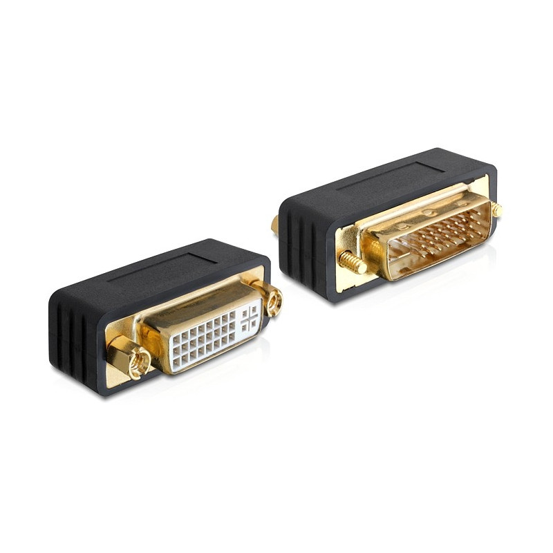 Delock Adapter DVI 24+5 Stecker zu Buchse