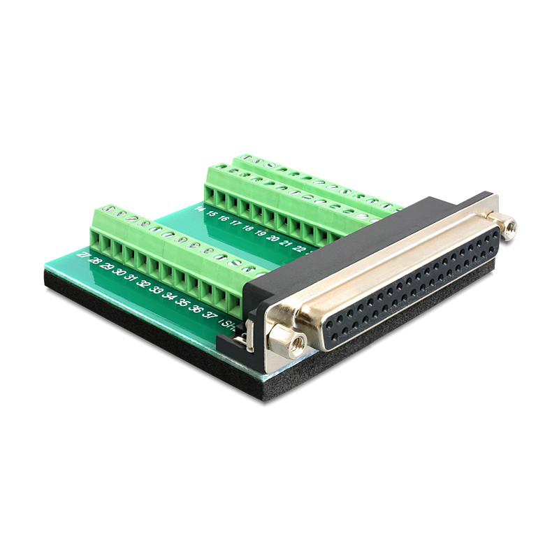 Delock Terminalblock - D-Sub 37 Pin Buchse