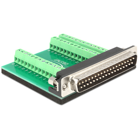 Delock Terminalblock - D-Sub 37 Pin Stecker