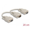 Delock Adapter VGA Stecker - 2 x VGA Buchse 20 cm