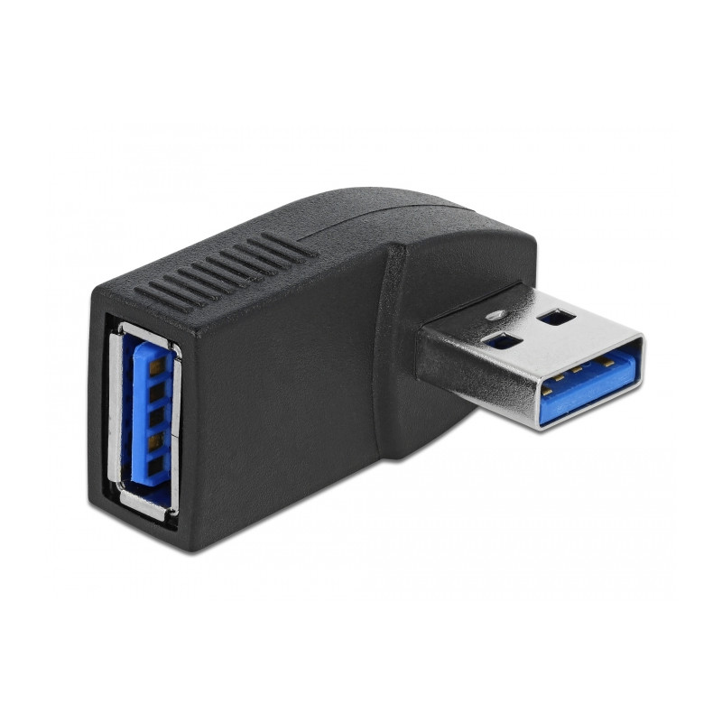 Delock Adapter USB 3.0 Stecker-Buchse gewinkelt 90° horizontal